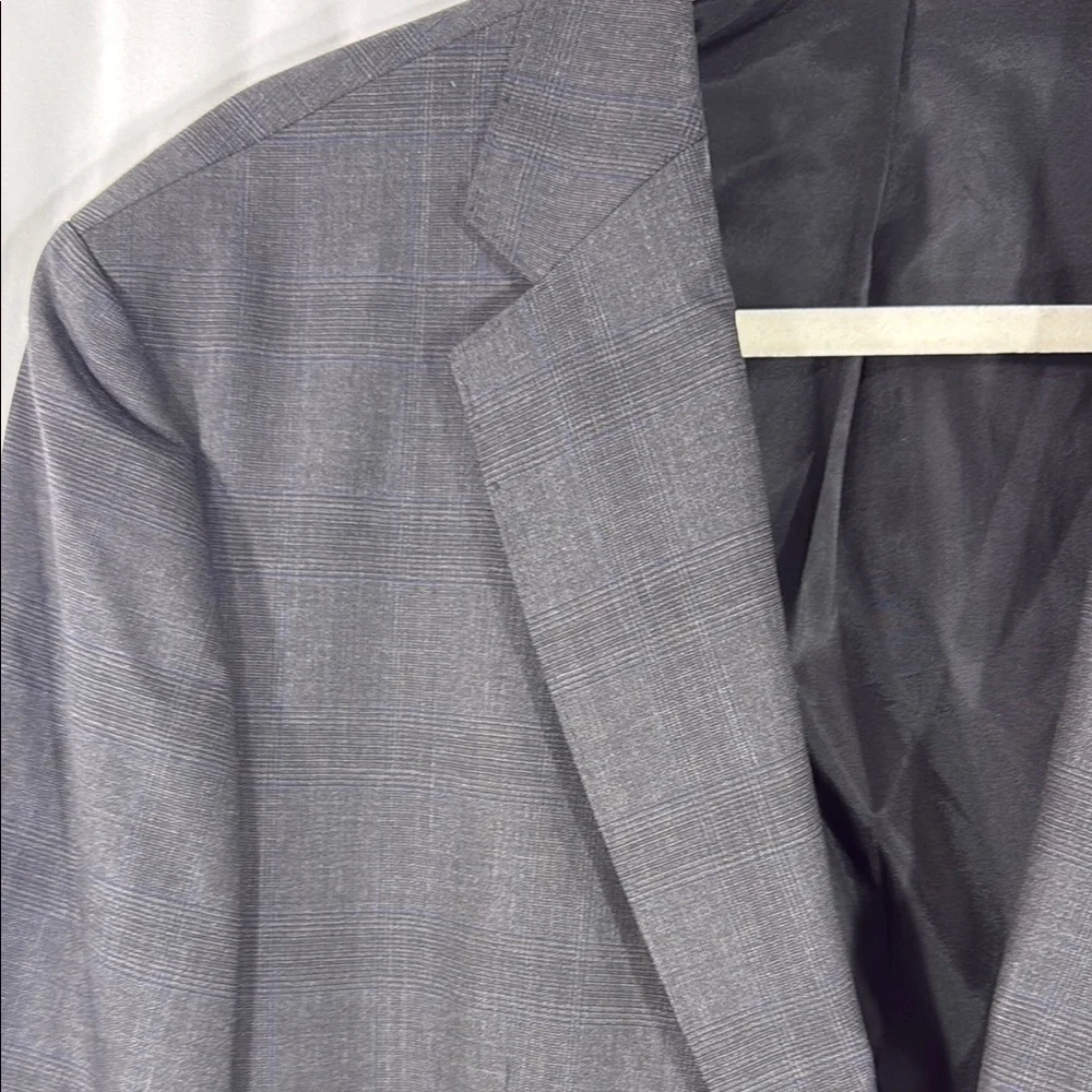 Hugo Boss Gray Wool Sport Coat Blazer Jacket 42L Notch Lapel